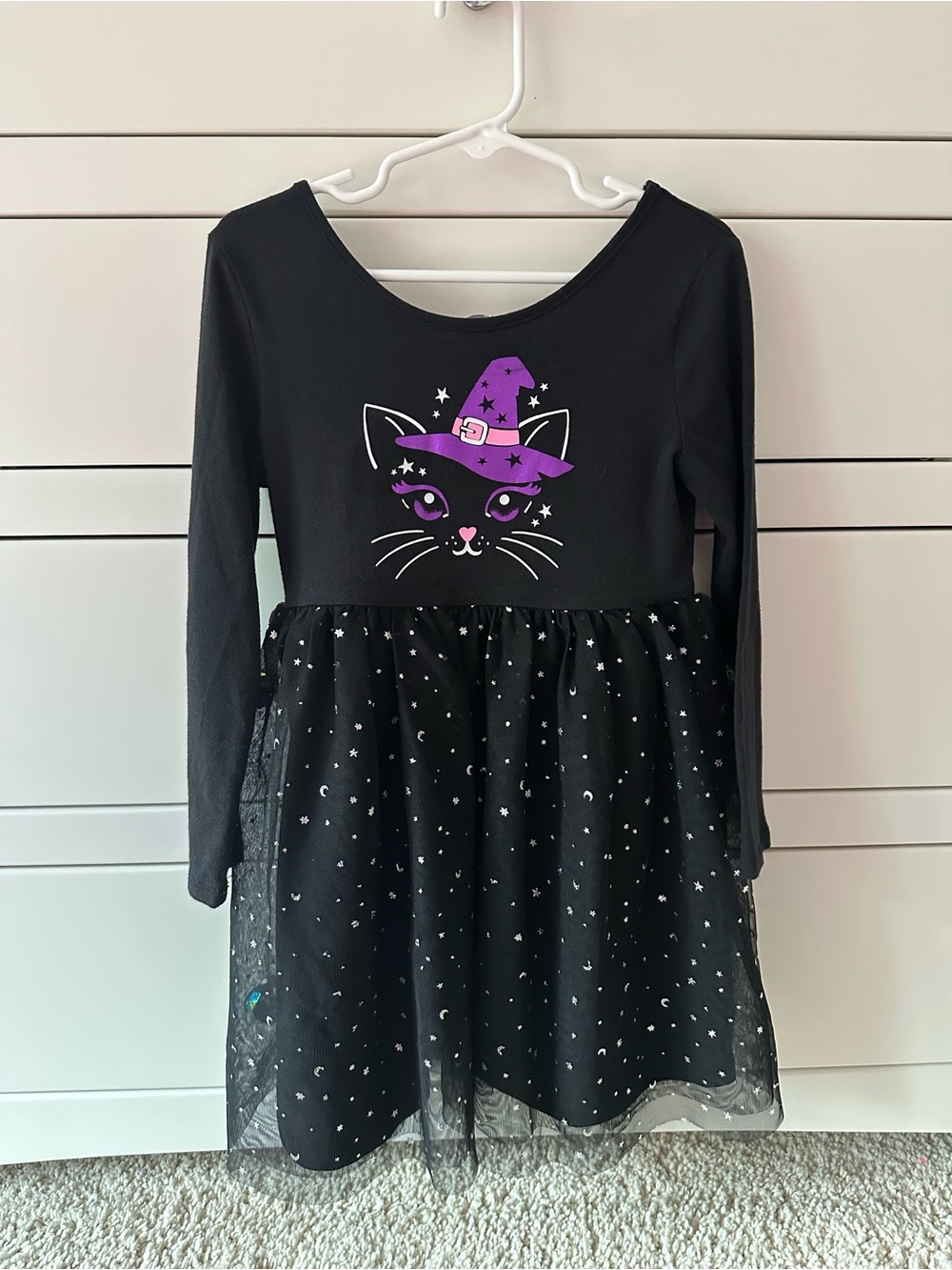 Like New Girls' Halloween Black/Purple  Dress